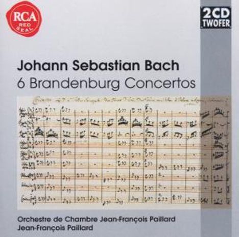 Johann Sebastian Bach (1685-1750): Brandenburgische Konzerte Nr.1-6, 2 CDs