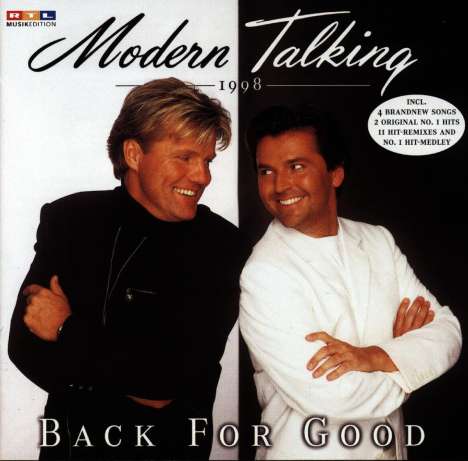 Modern Talking: Back For Good, CD