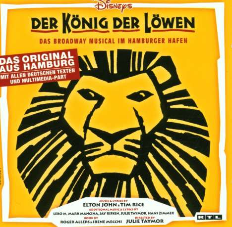Musical: Der König der Löwen - Das Original aus Hamburg, CD