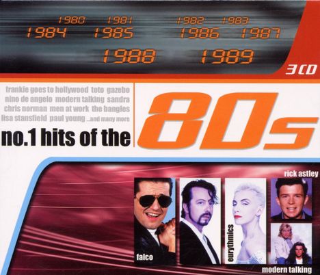 No. 1 Hits Of The 80's, 3 CDs
