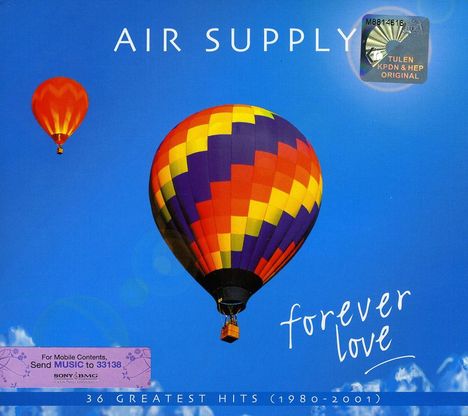 Air Supply: Forever Love(1980-2001), 2 CDs