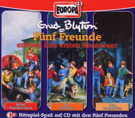 Fünf Freunde (Box 001) erleben Ihre ersten Abenteuer, 3 CDs