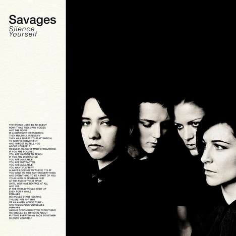 Savages (Post Punk): Silence Yourself, CD