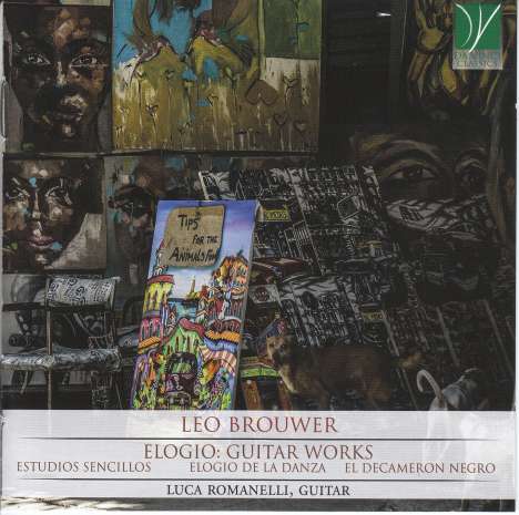 Leo Brouwer (geb. 1939): Gitarrenwerke "Elogio", CD