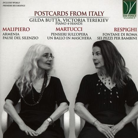 Postcards from Italy - Italian Music for Piano 4-Hands, CD