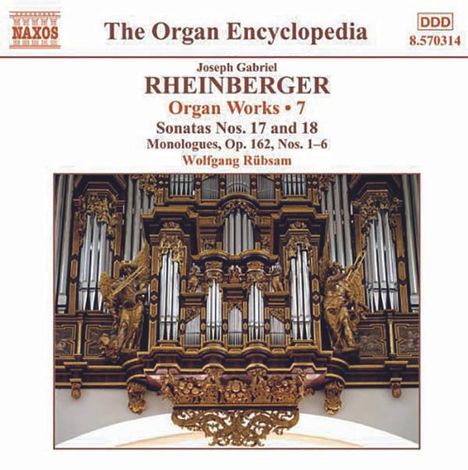Josef Rheinberger (1839-1901): Sämtliche Orgelwerke Vol.7, CD