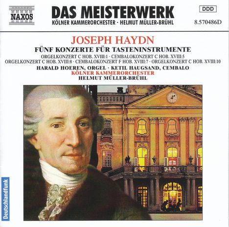 Joseph Haydn (1732-1809): Orgelkonzerte H18 Nr.1,8,10, CD