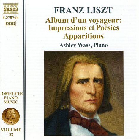 Franz Liszt (1811-1886): Klavierwerke Vol.32, CD