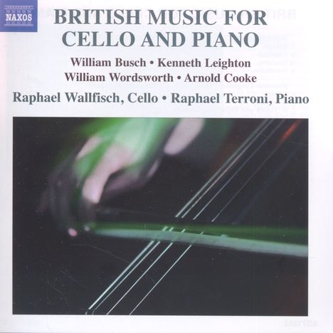 Raphael Wallfisch &amp; Raphael Terroni - British Music for Cello and Piano, CD