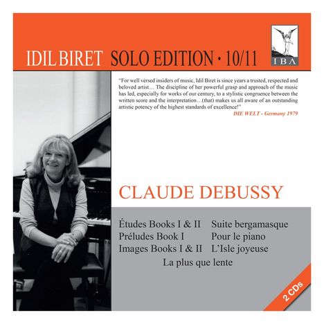 Idil Biret - Solo Edition Vol.10/11 / Claude Debussy, 2 CDs