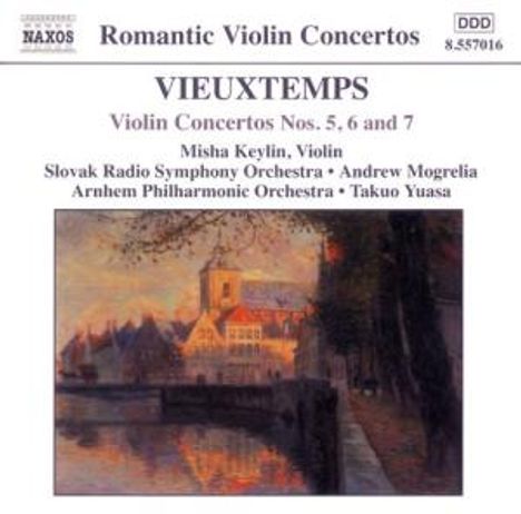 Henri Vieuxtemps (1820-1881): Violinkonzerte Nr.5-7, CD