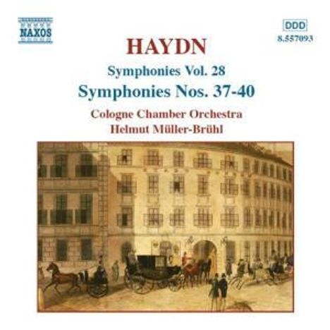 Joseph Haydn (1732-1809): Symphonien Nr.37-40, CD