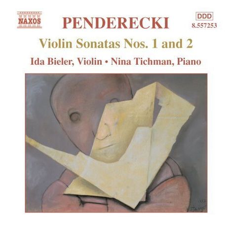 Krzysztof Penderecki (1933-2020): Sonaten für Violine &amp; Klavier Nr.1 &amp; 2, CD