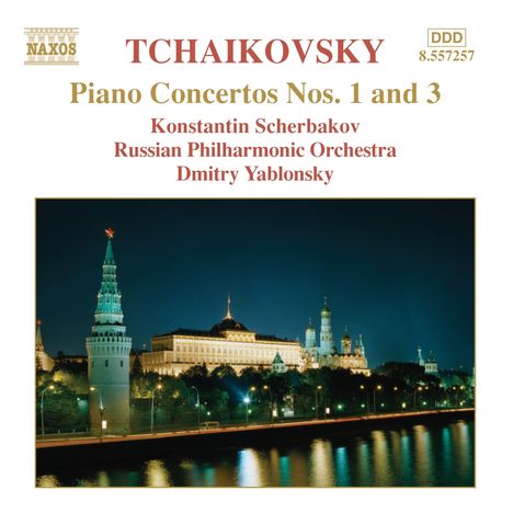 Peter Iljitsch Tschaikowsky (1840-1893): Klavierkonzerte Nr.1 &amp; 3, CD