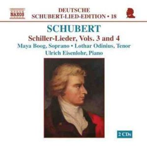 Franz Schubert (1797-1828): Lieder "Schiller-Lieder" Vol.3 &amp; 4, 2 CDs