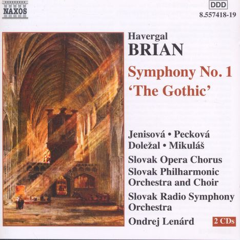 Havergal Brian (1876-1972): Symphonie Nr.1 "Gothic", 2 CDs