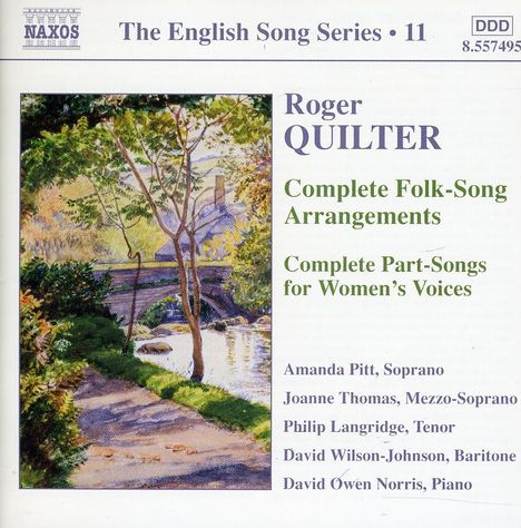 Roger Quilter (1877-1953): Lieder, CD