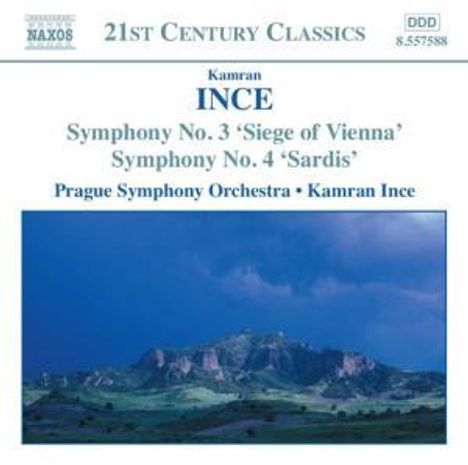 Kamran Ince (geb. 1960): Symphonien Nr.3 &amp; 4, CD