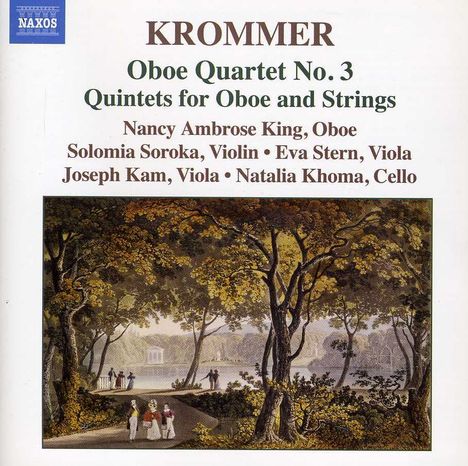 Franz Krommer (1759-1831): Oboenquartett Nr. 3, CD