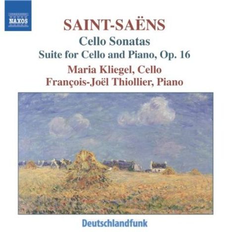 Camille Saint-Saens (1835-1921): Sonaten für Cello &amp; Klavier Nr.1 &amp; 2, CD