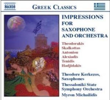 Theodore Kerkezos - Impressions for Saxophone &amp; Orchestra, CD