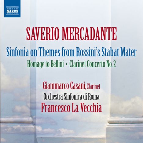 Saverio Mercadante (1795-1870): Gran Sinfonia sopra motivi dello "Stabat Mater" del celebre Rossini, CD