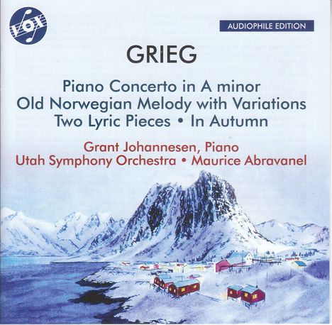 Edvard Grieg (1843-1907): Klavierkonzert op.16, CD