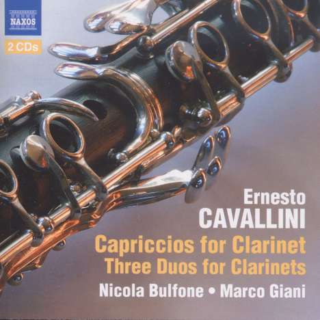 Ernesto Cavallini (1807-1874): Capricen für Klarinette solo, 2 CDs