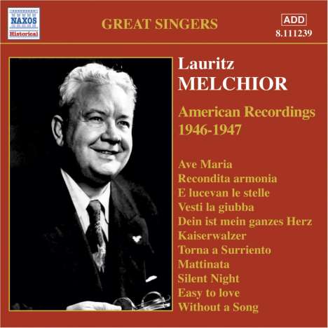 Lauritz Melchior - American Recordings, CD