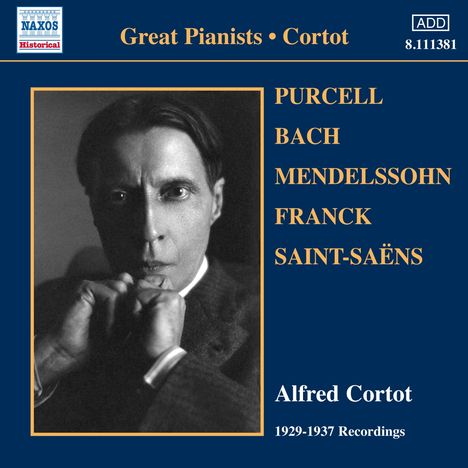 Alfred Cortot - 1929-1937 Recordings, CD