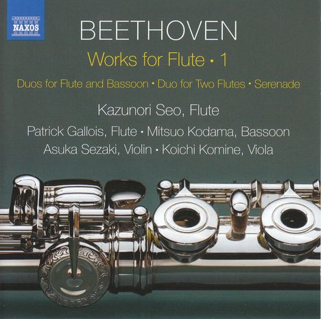 Ludwig van Beethoven (1770-1827): Werke mit Flöte Vol.1, CD