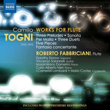 Camillo Togni (1922-1993): Kammermusik für Flöte, CD