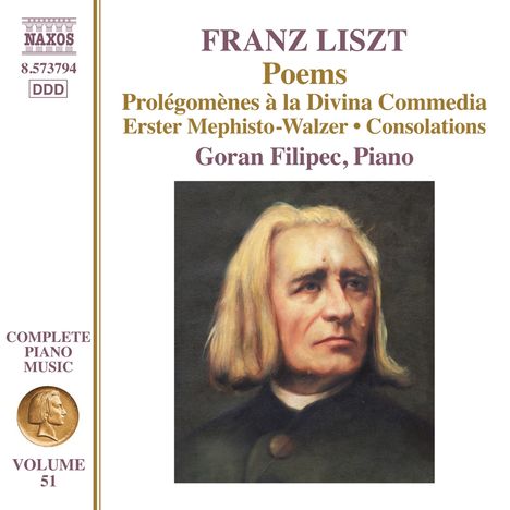 Franz Liszt (1811-1886): Klavierwerke Vol.51 - Poems, CD