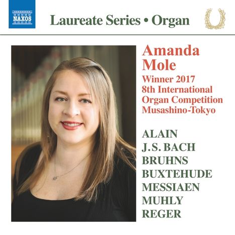 Amanda Mole - Winner 2017 8th International Organ Competition Musashino-Tokyo, CD