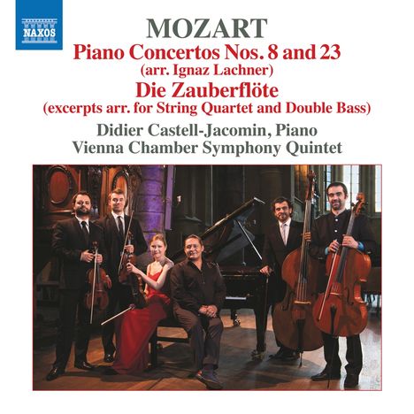 Wolfgang Amadeus Mozart (1756-1791): Klavierkonzerte Nr.8 &amp; 23 (arr. für Klavier &amp; Streichquintett von Ignaz Lachner), CD