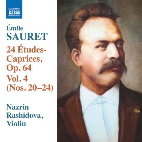 Emile Sauret (1852-1920): 24 Etudes-Caprices op.64 Vol.4, CD