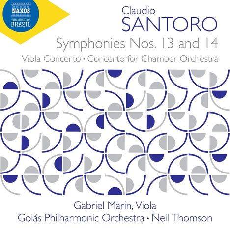 Claudio Santoro (1919-1989): Symphonien Nr.13 & 14, CD
