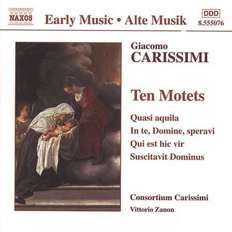 Giacomo Carissimi (1605-1674): 10 Motetten, CD