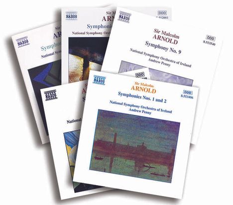 Malcolm Arnold (1921-2006): Symphonien Nr.1-9 (Exklusiv für jpc), 5 CDs