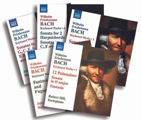 Wilhelm Friedemann Bach (1710-1784): Sämtliche Werke für Cembalo (Exklusiv für jpc), 5 CDs
