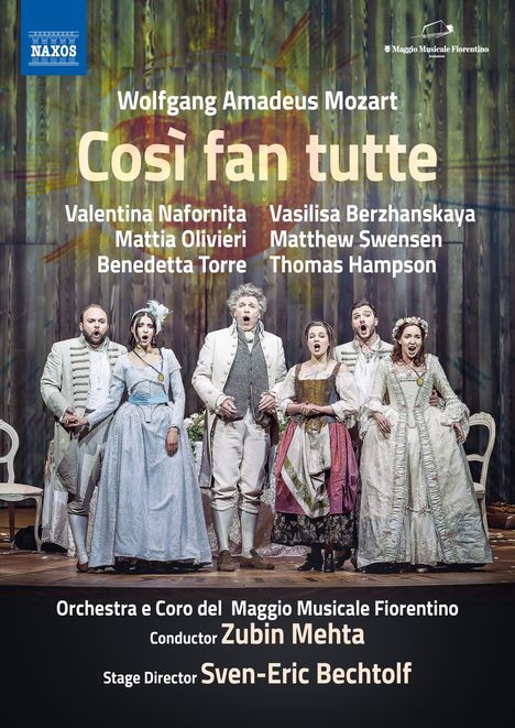 Wolfgang Amadeus Mozart (1756-1791): Cosi fan tutte, 2 DVDs