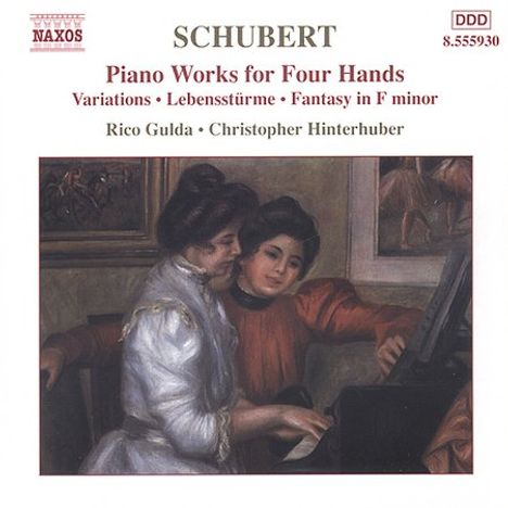 Franz Schubert (1797-1828): Klavierwerke zu vier Händen, CD