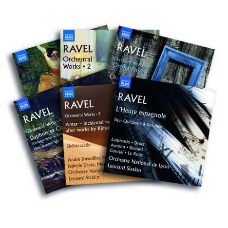 Maurice Ravel (1875-1937): Sämtliche Orchesterwerke, 6 CDs