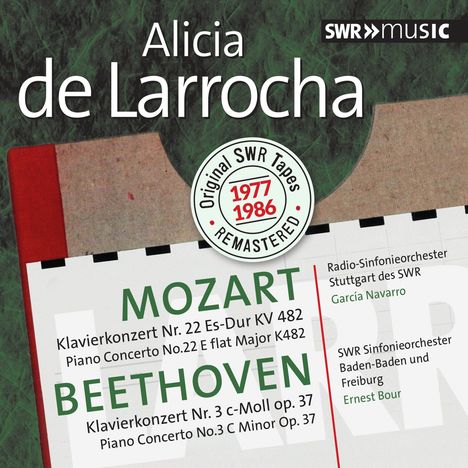 Alicia de Larrocha - Mozart / Beethoven, CD