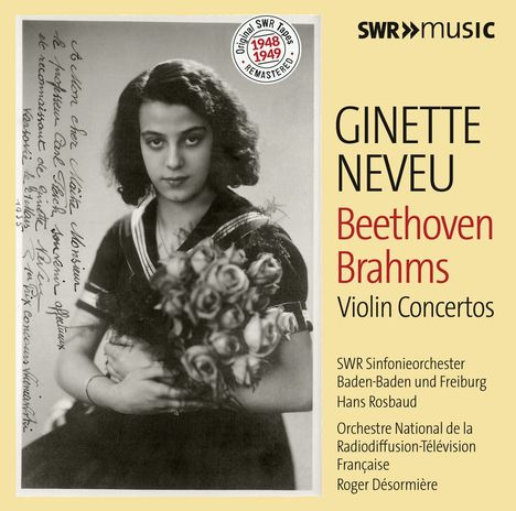 Ginette Neveu - Beethoven / Brahms, 2 CDs