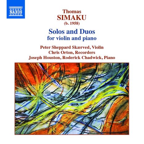 Thomas Simaku (geb. 1958): Solos &amp; Duos für Violine und Klavier, CD