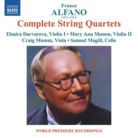 Franco Alfano (1875-1954): Streichquartette Nr.1-3, CD