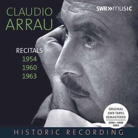Claudio Arrau - Recitals 1954, 1960, 1963, 5 CDs