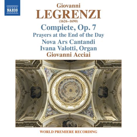 Giovanni Legrenzi (1626-1690): Compiete con le lettanie et antifone della B.V. a5 op.7, CD