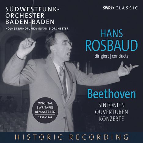 Ludwig van Beethoven (1770-1827): Hans Rosbaud dirigiert Beethoven, 7 CDs